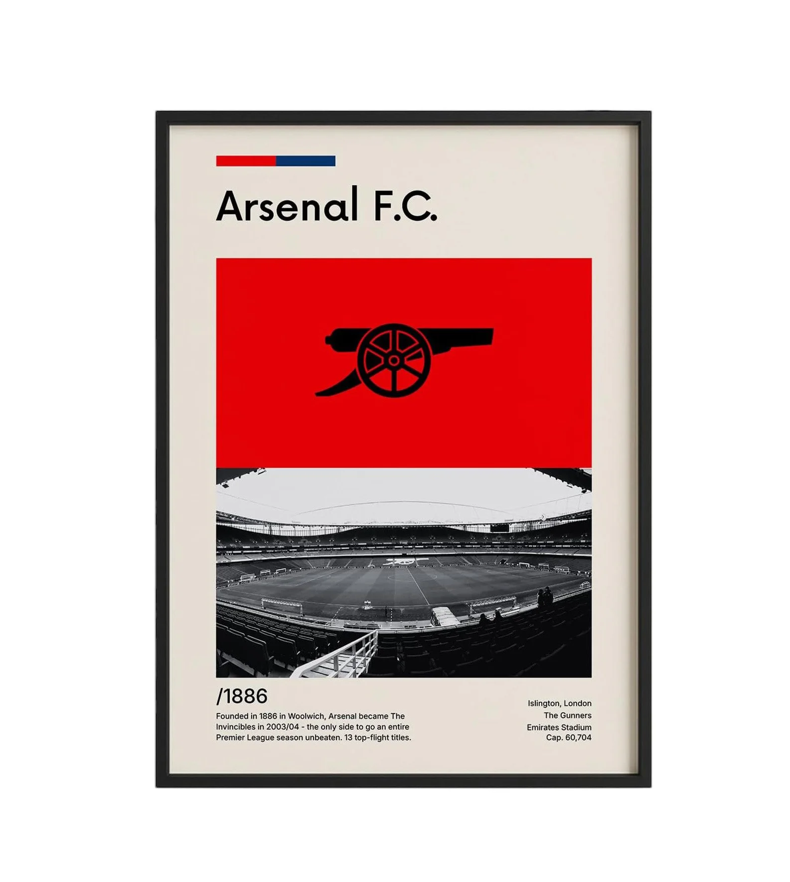 Arsenal FC Wall Art Poster A3 - £12.00