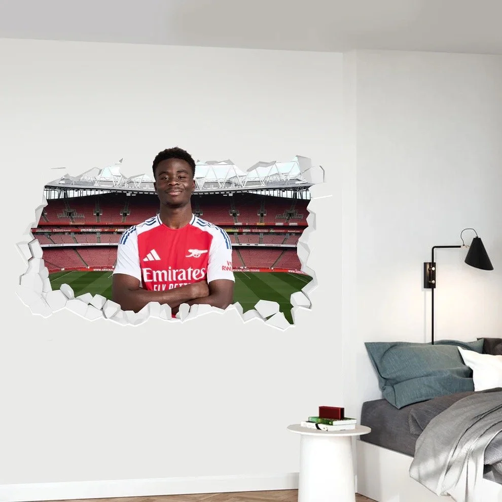 Arsenal Football Club - Bukayo Saka 24/25 Broken Wall Sticker £22.99