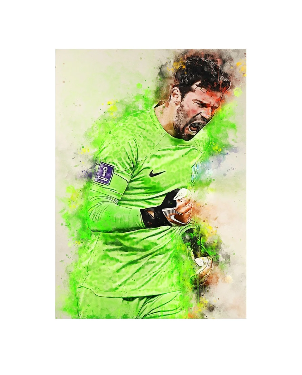 Alisson Becker 30cm x 40cm Framed Fine Art - £121.47