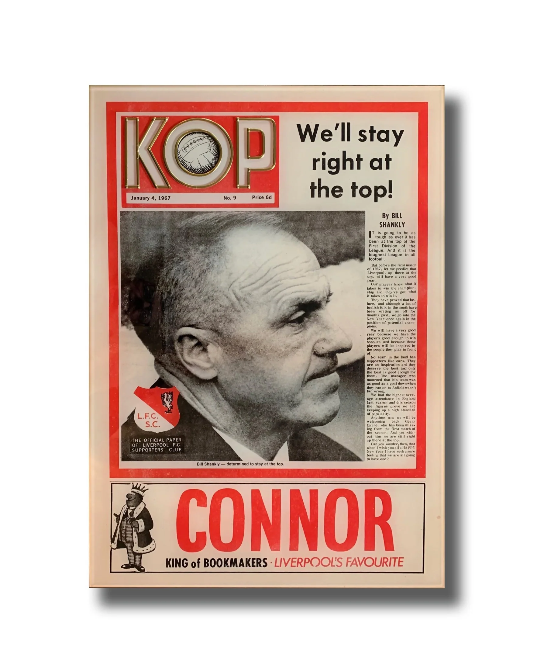 "KOP Shanks" A3 - £135.00