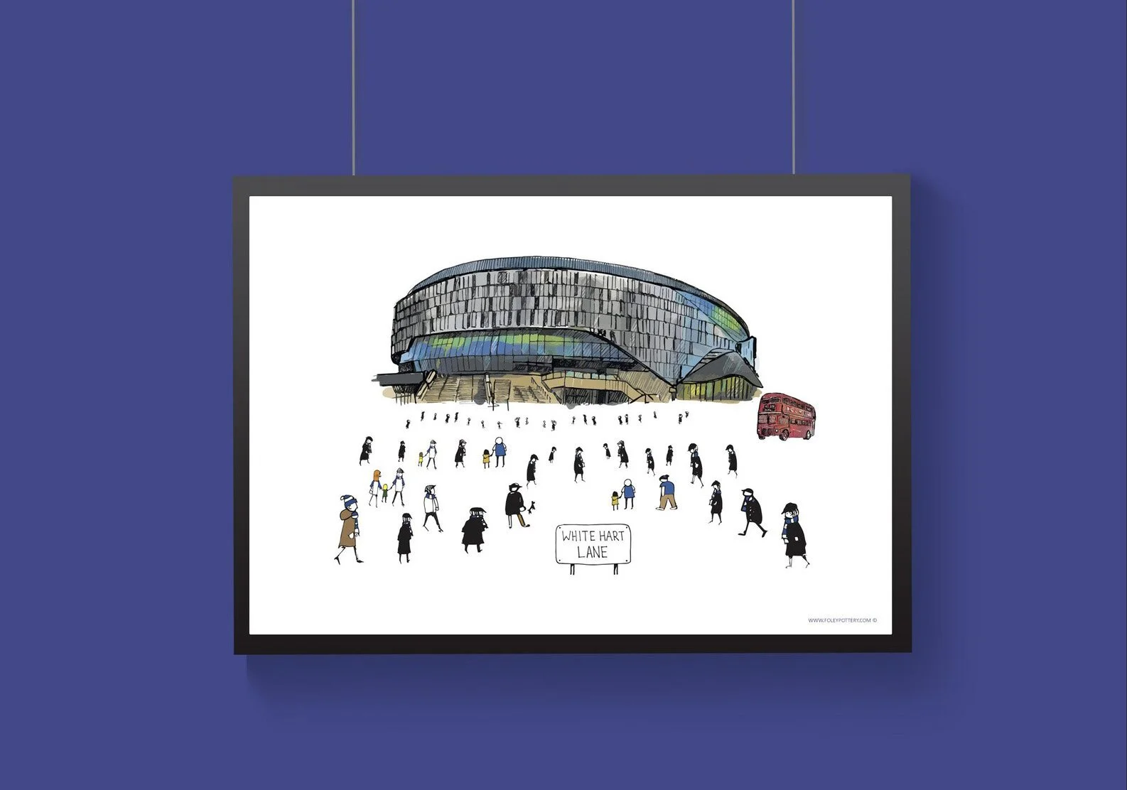 Tottenham Hotspur FC | MatchDay at White Hart Lane Stadium | A3 Print - £36.99