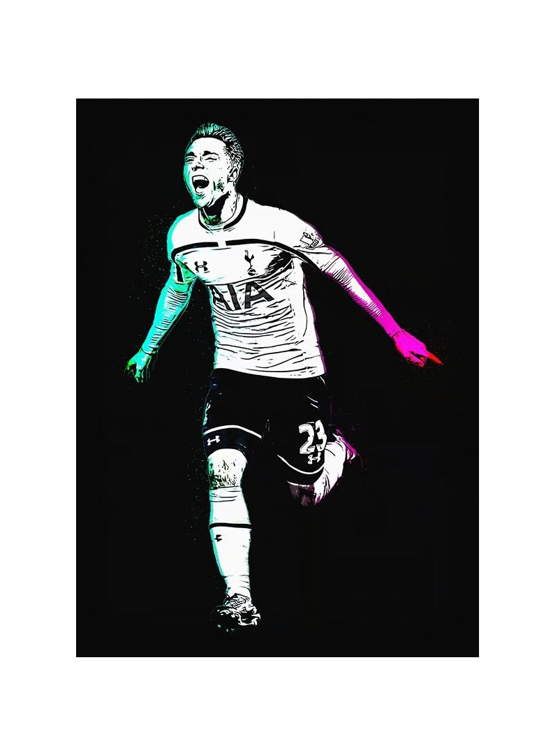 Christian Eriksen | Tottenham Hotspur FC | 50cm x 70cm Framed Fine Art - £164.24