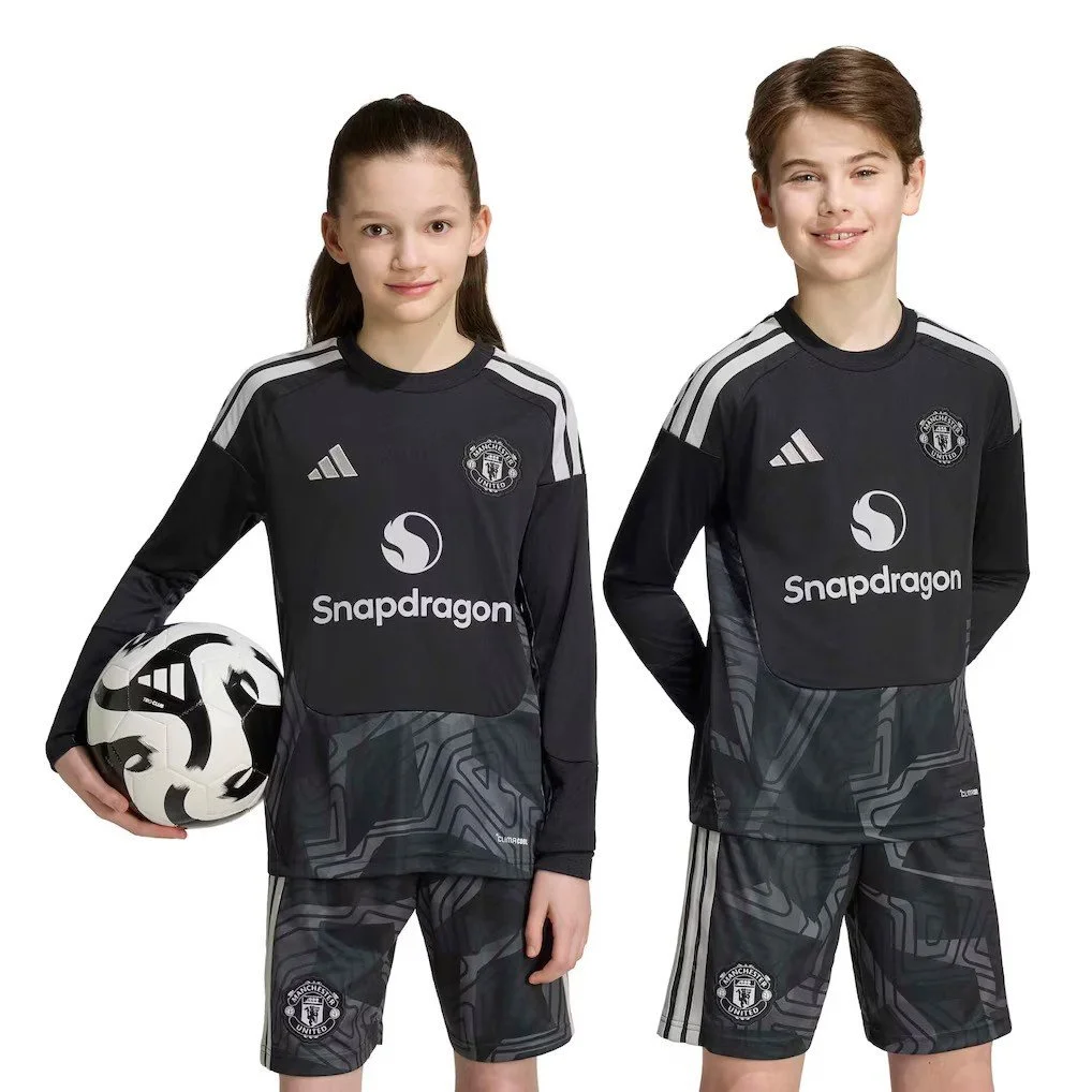 Manchester United adidas Home Goalkeeper Shirt 2026-27 | Kids | Long Sleeve - £65.00