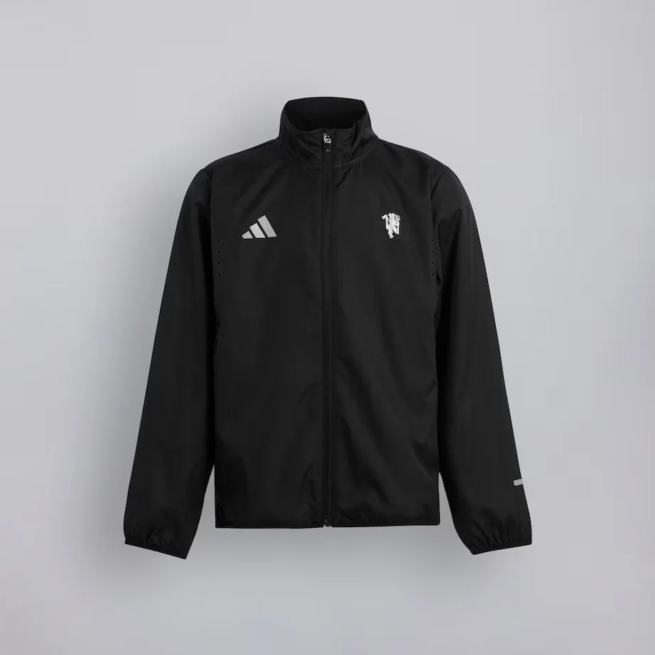 Manchester United x adidas Kids Essentials Training WIND.RDY Jacket Black - £45.00
