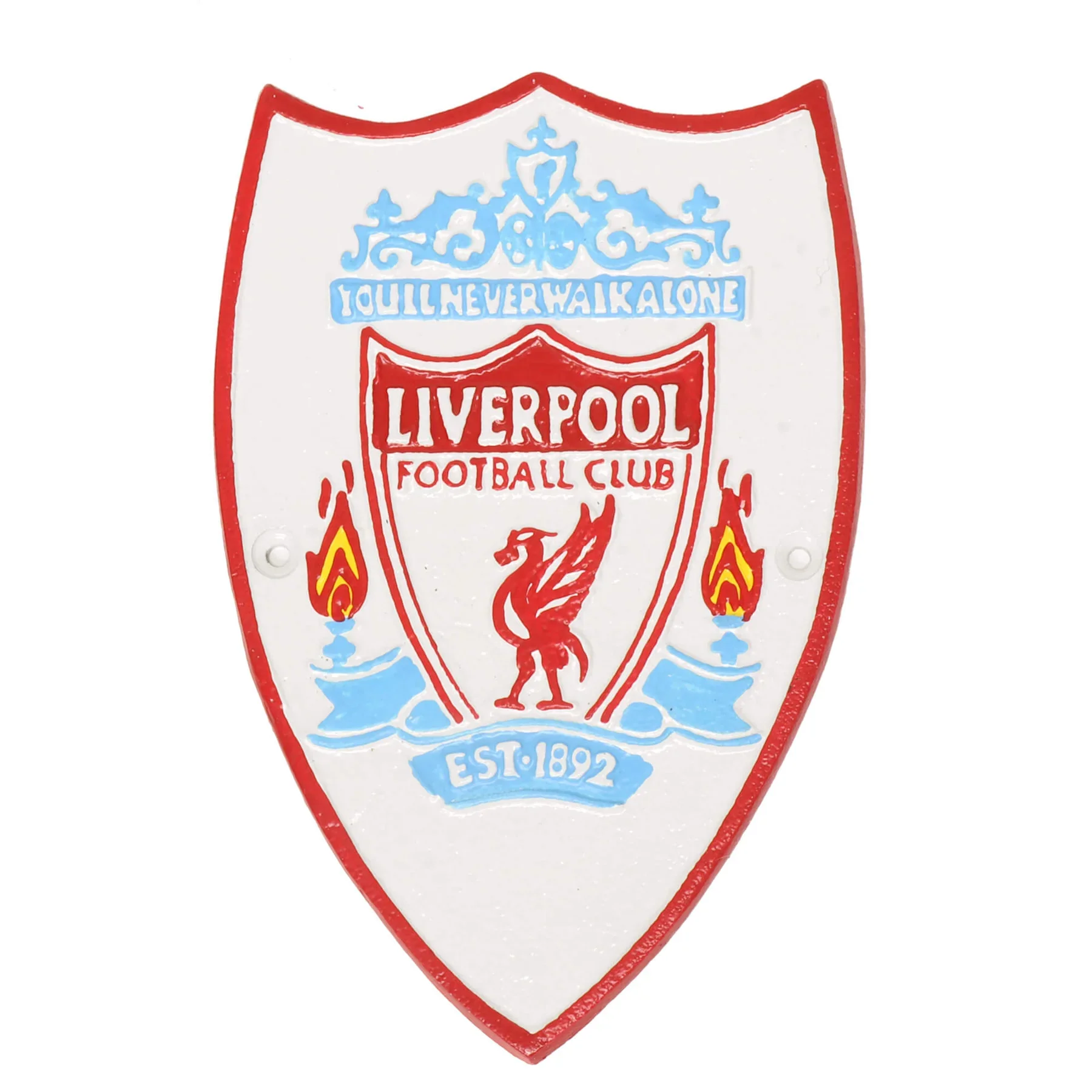 Liverpool Football Cast Iron Wall Sign H 25.5cm x W 17cm x D 0.5cm
 £19.95 