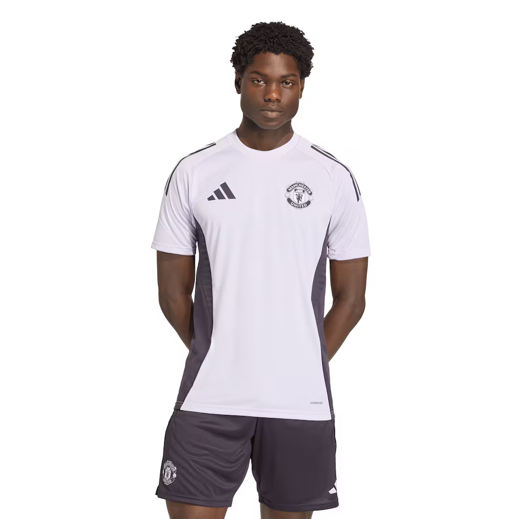 Manchester United adidas Training Jersey | Purple - £20.25