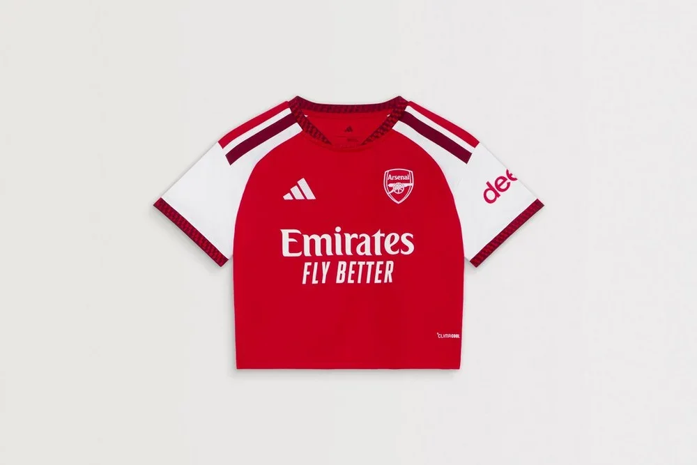 Arsenal adidas Womens 26/27 Home Crop Shirt
 £75.00 
