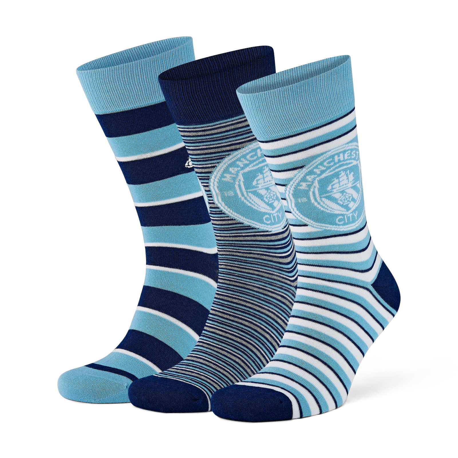 Manchester City Stripe Socks 3 pack
 £12.00 