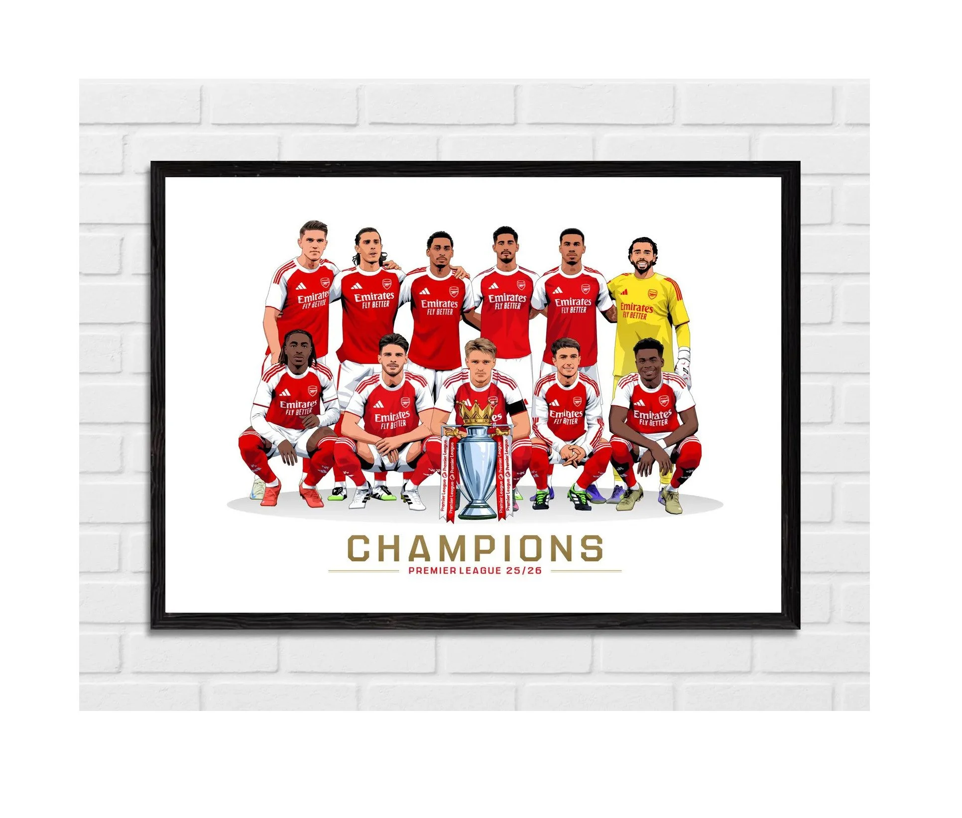 Arsenal - Premier League Champions - A3 Print
 £14.99 
