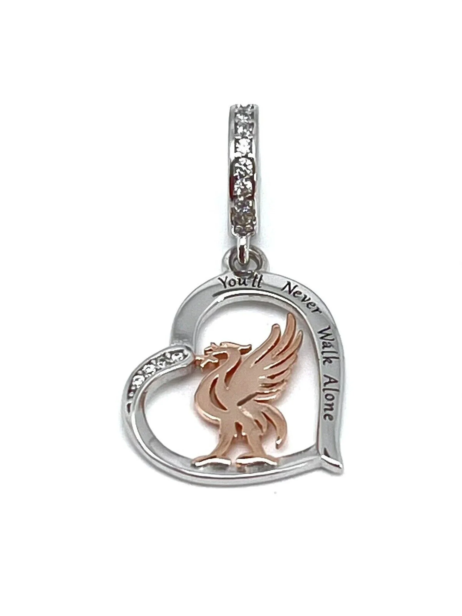 Liverpool FC YNWA Charm Gift 925 Sterling Silver Bracelet - £34.99