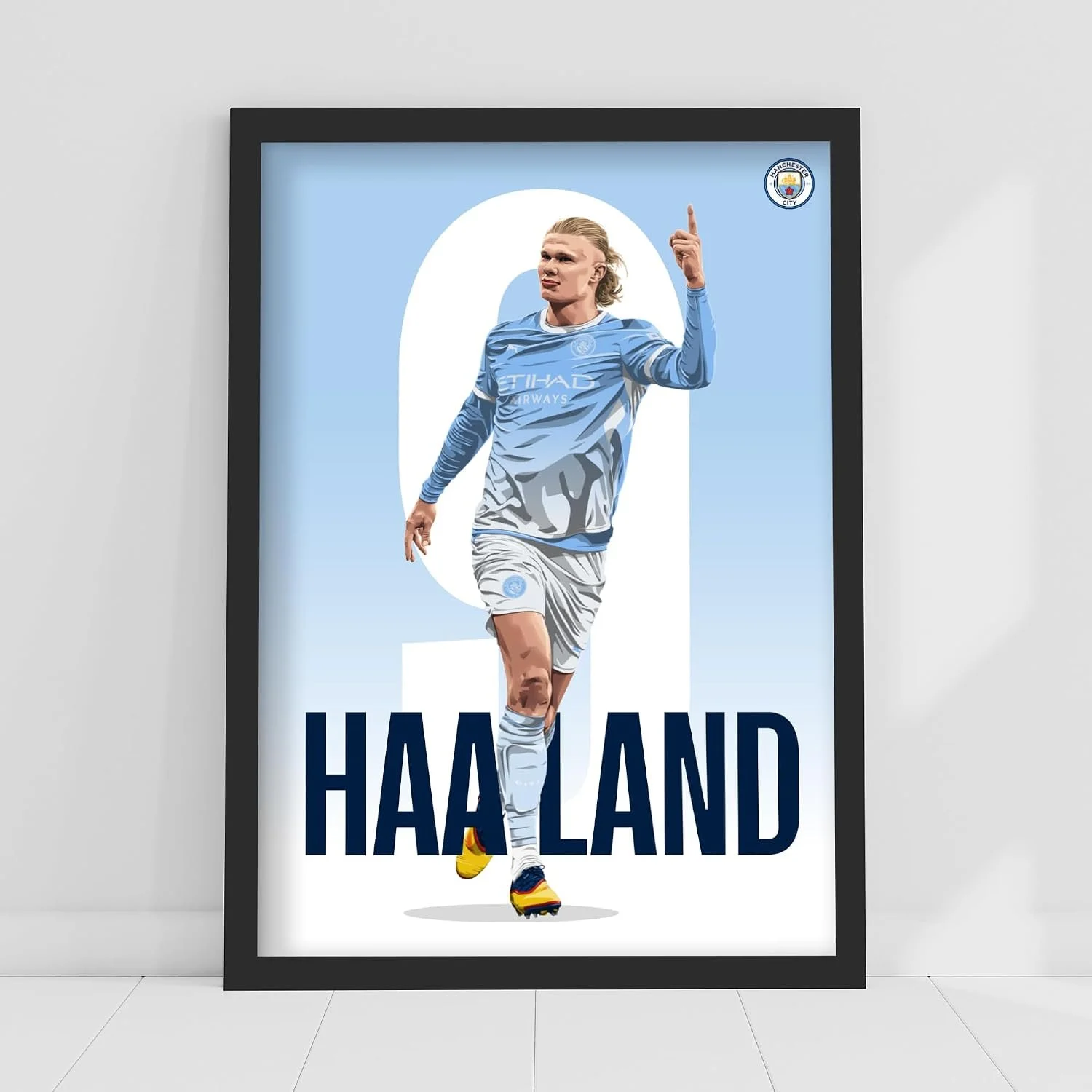 Manchester City Erling Haaland 26/27  Poster A3 (42cm x 29.7cm) Framed
 £24.99 