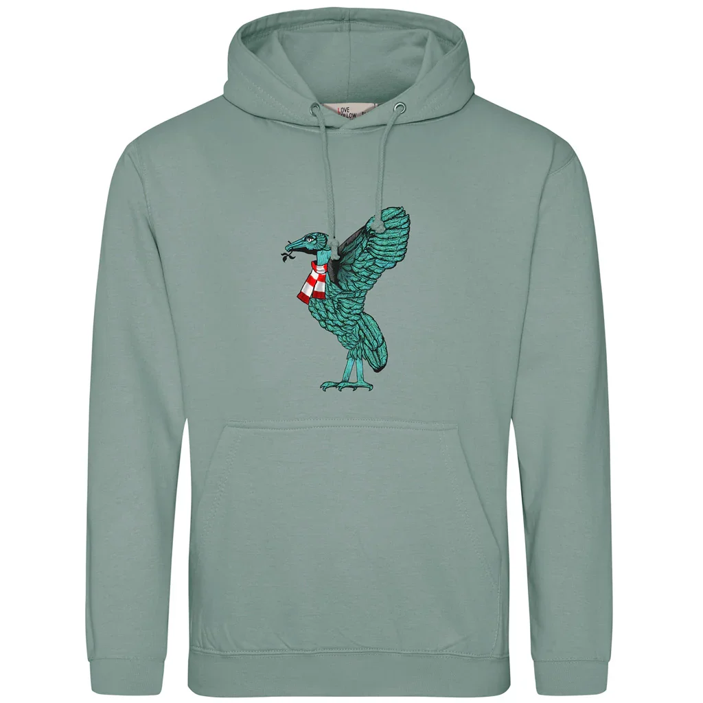 Liverpool Liverbird green hoodie v2 - £45.00