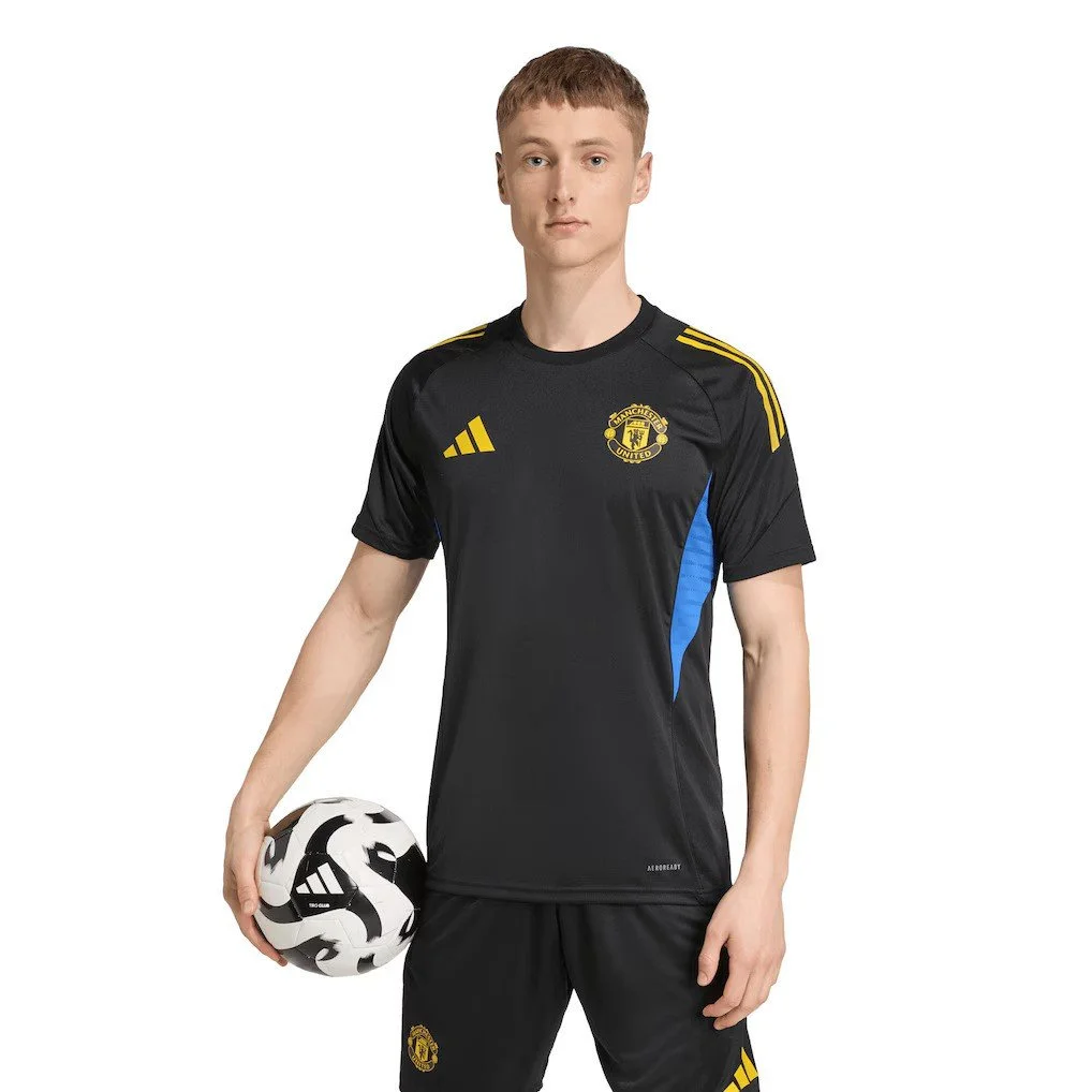 Manchester United adidas Cup Training Jersey | Black - £31.50 