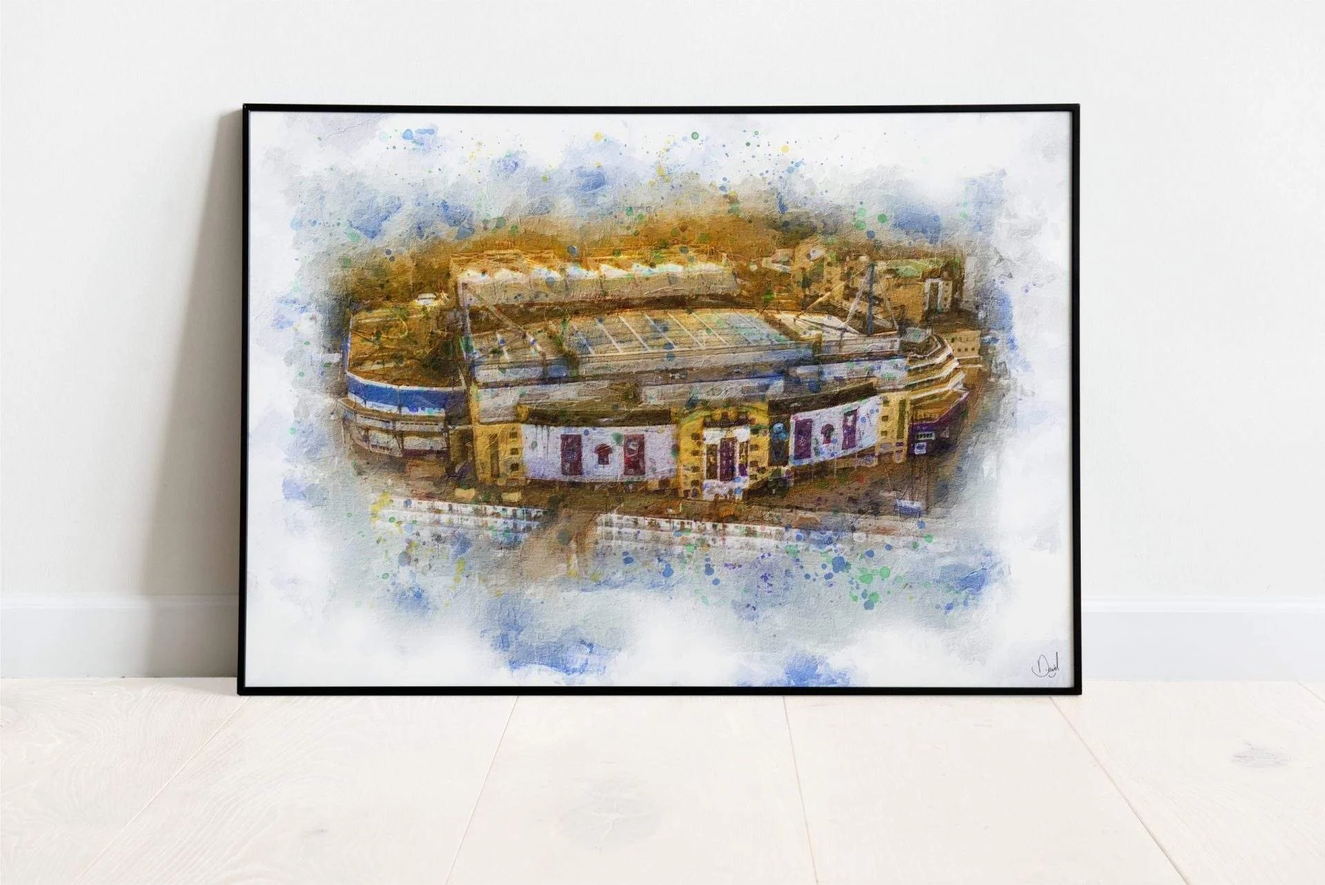 Chelsea Stamford Bridge Stadium A3 Oil Art Print
 £39.99  