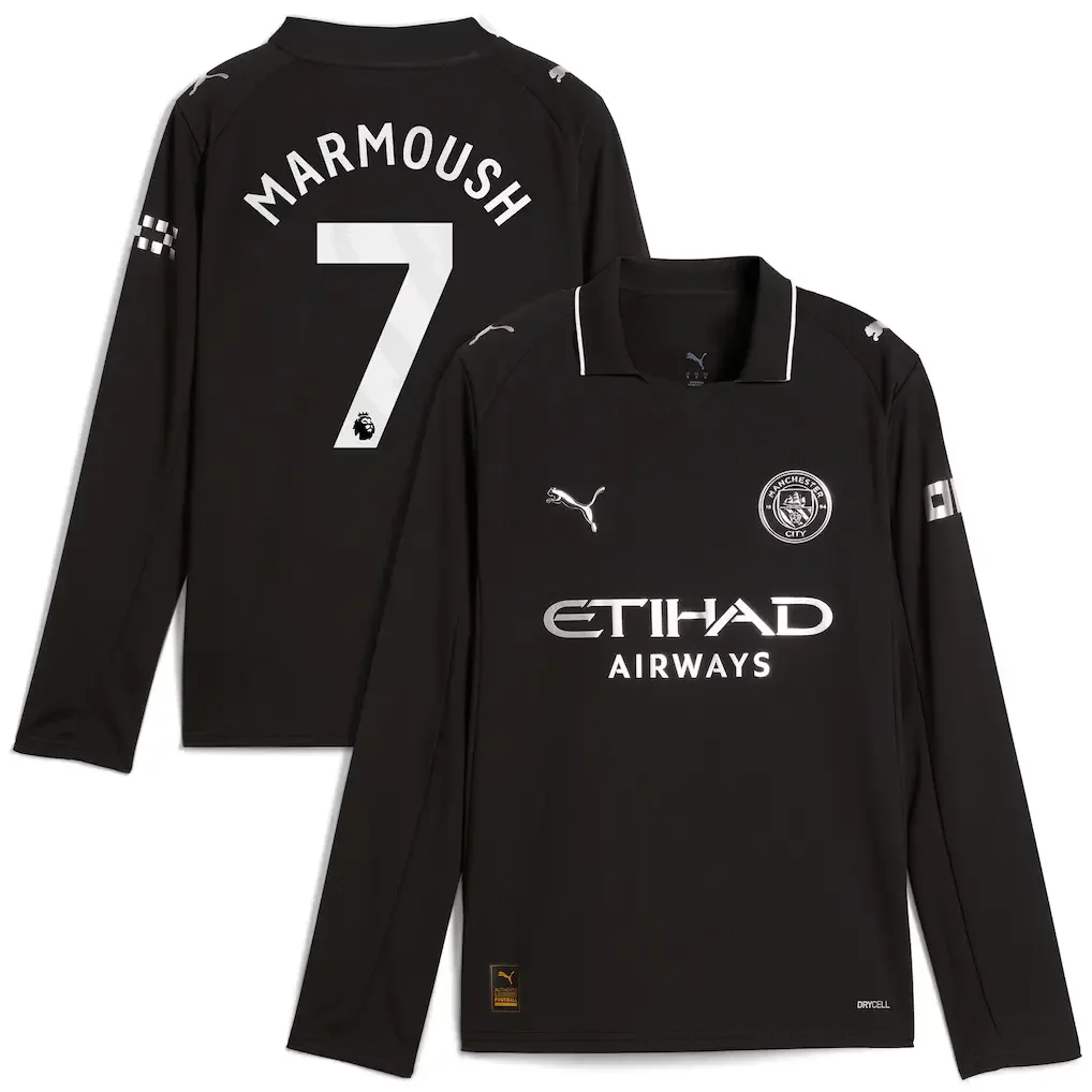 Manchester City FC PUMA Away Shirt 2025-26 - L/S - Kids Marmoush
 £60.50 