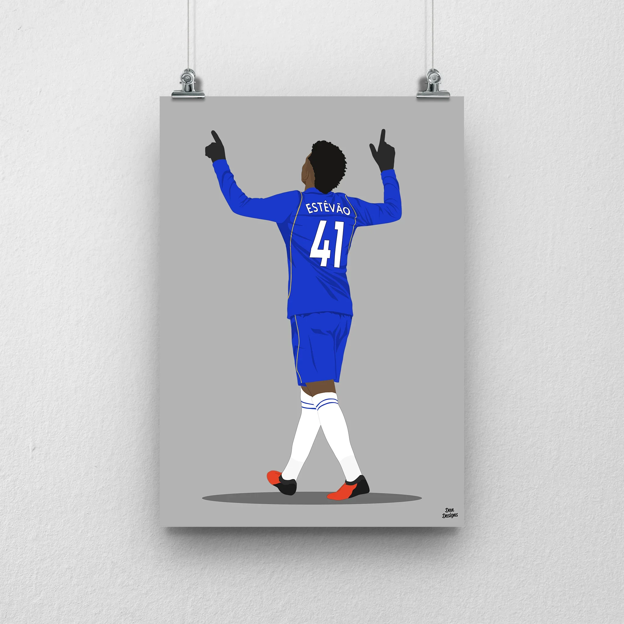 Estevao Chelsea Print – A3 Poster Design
 £18.00 