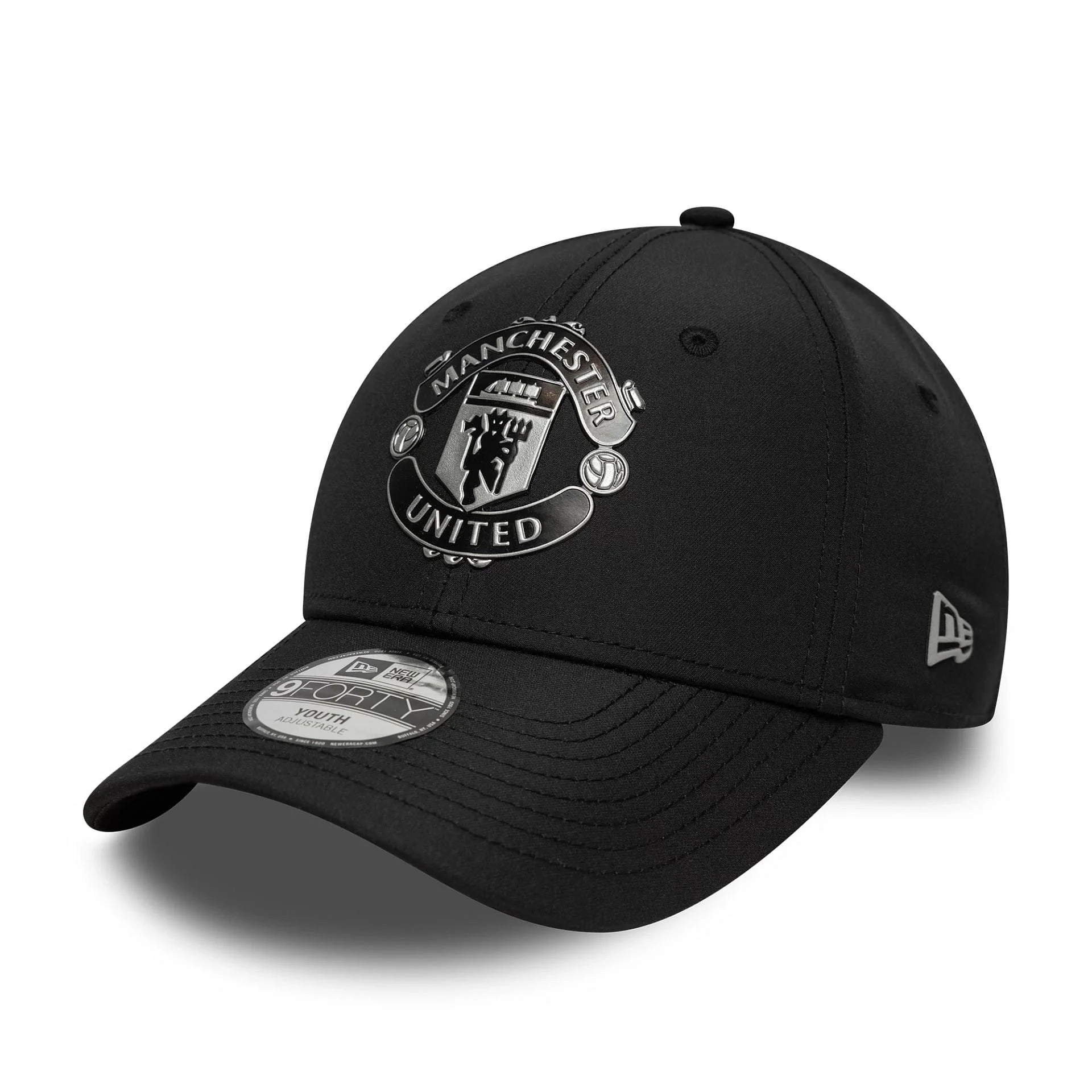 Manchester United FC Youth Reflective Black 9FORTY Cap - £28.00