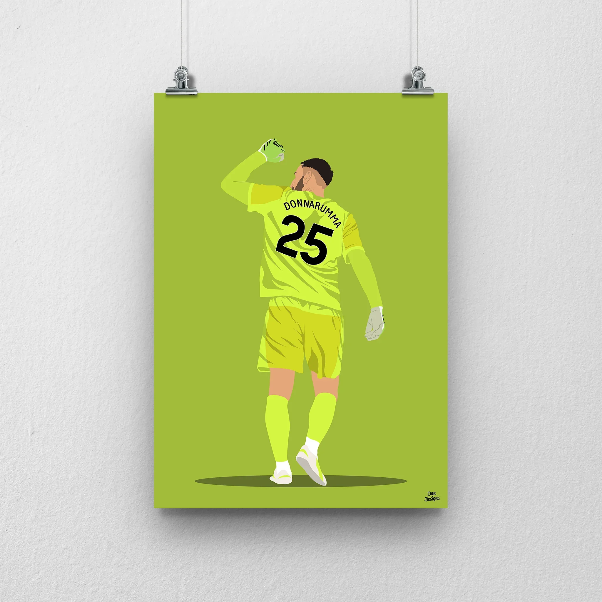 Gianluigi Donnarumma Print | Man City FC Football Poster | A3 Print - £17.00