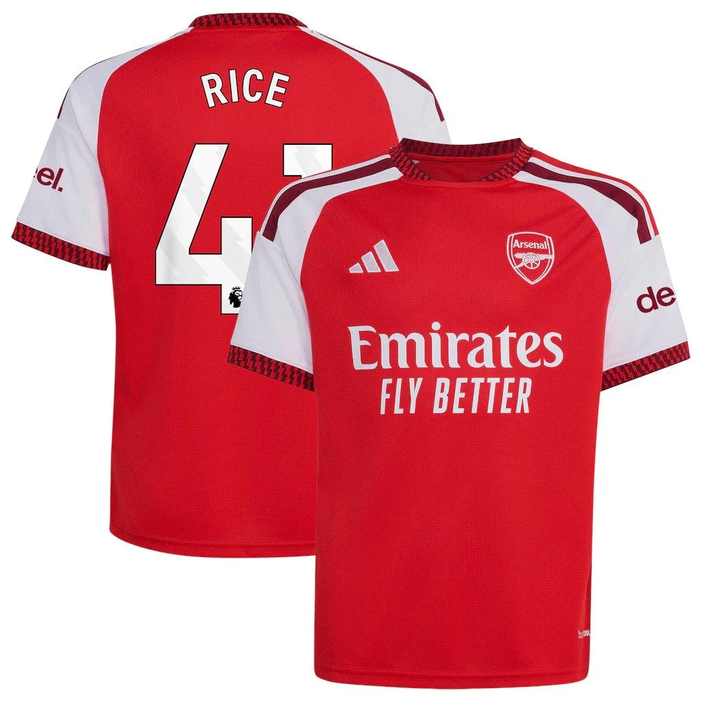 Arsenal adidas Kids Rice Home Shirt 2026-27 
 £75.00  