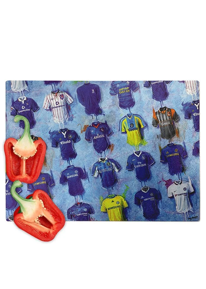 Chelsea FC Shirts Terry Kneeshaw Art Chopping Board
 £34.99 