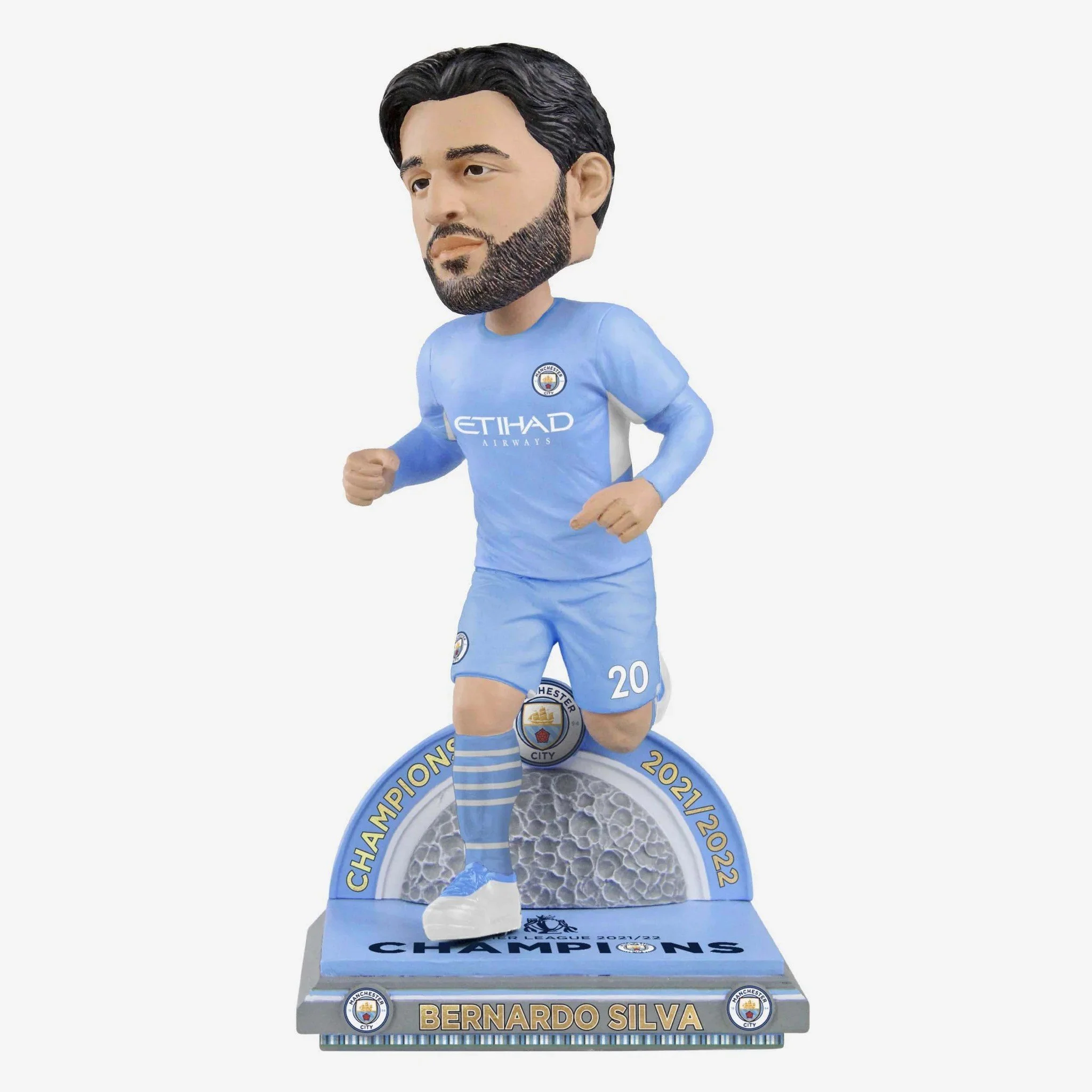 Bernardo Silva Manchester City FC Premier League Champions Bobblehead - £11.67