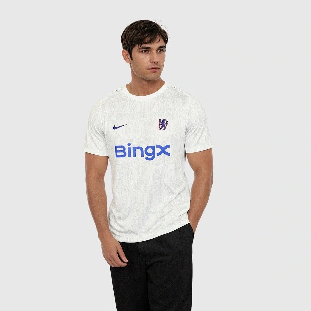 Chelsea Nike Pre Match Top - White - £47.99
