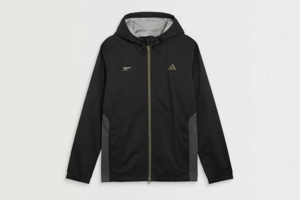 Arsenal adidas Golf Black Jacket - £110.00