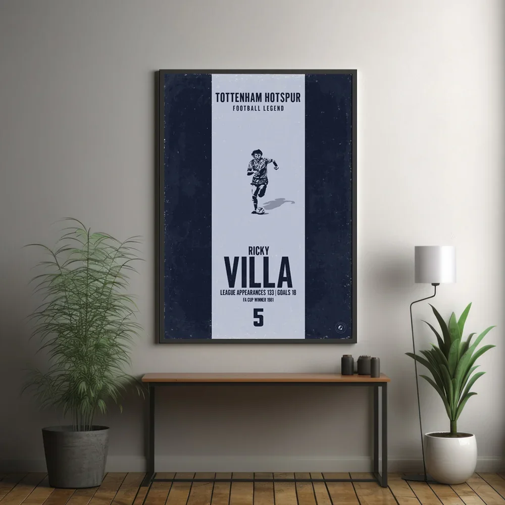 Ricardo Villa Tottenham Hotspur Heritage Stripes Print A2 Framed
 £84.99 