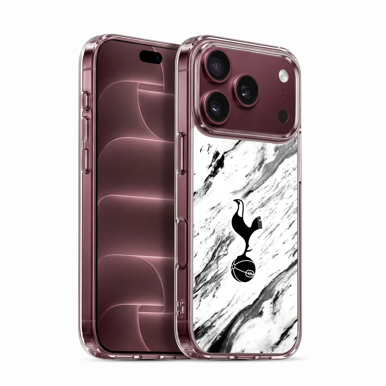 Tottenham Hotspur F.C. Badge Black And White Marble Soft Gel Case for Apple iPhone 18 Pro
 £23.95 