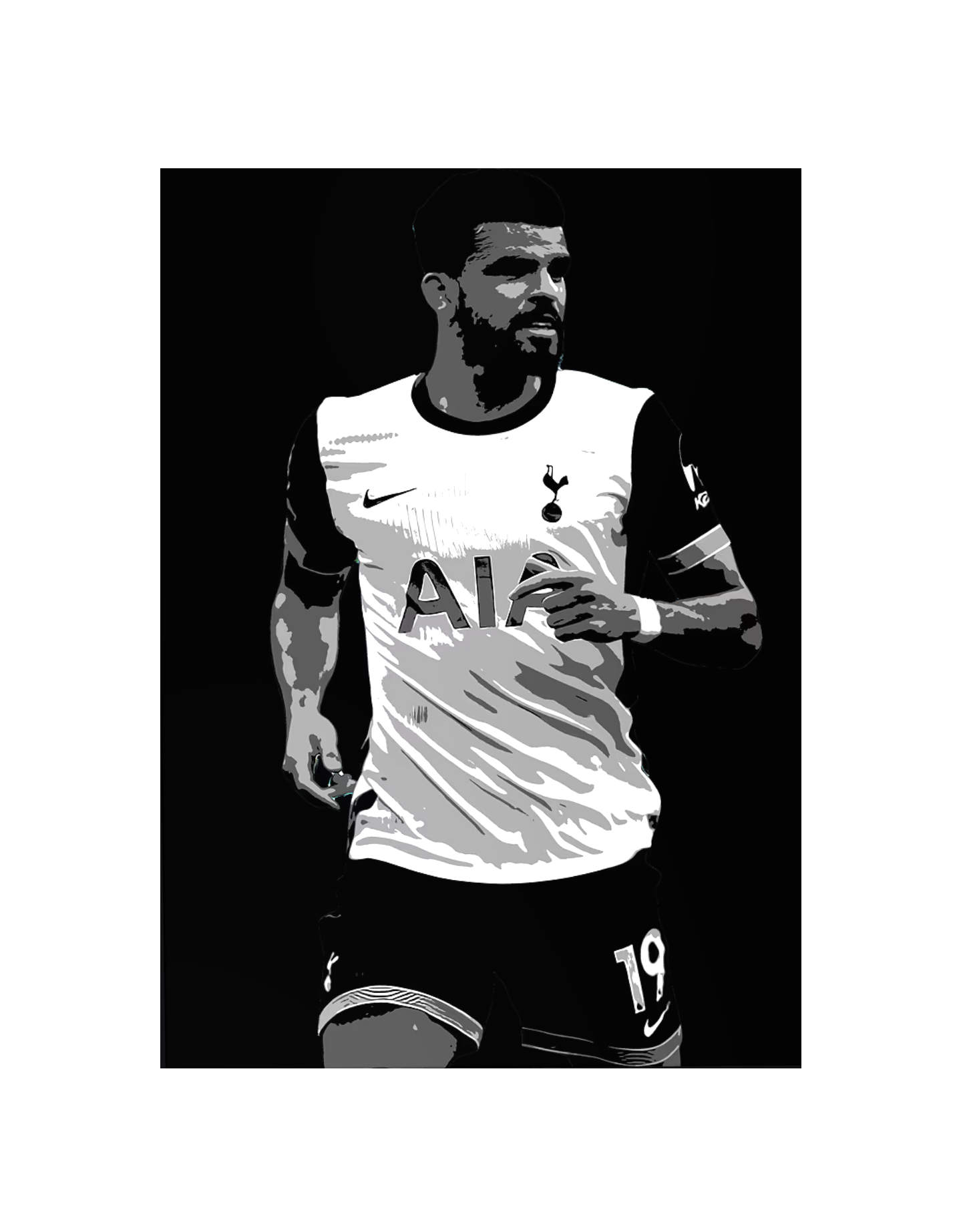 Dominic Solanke | Tottenham Hotspur FC | Gloss 26.6in x 18.9in Metal Poster - £84.99