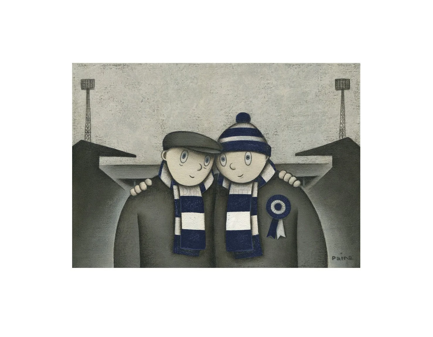 Tottenham Hotspur FC | With Him On a Saturday | Limited Signed Football Print by Paine Proffitt - £65.00