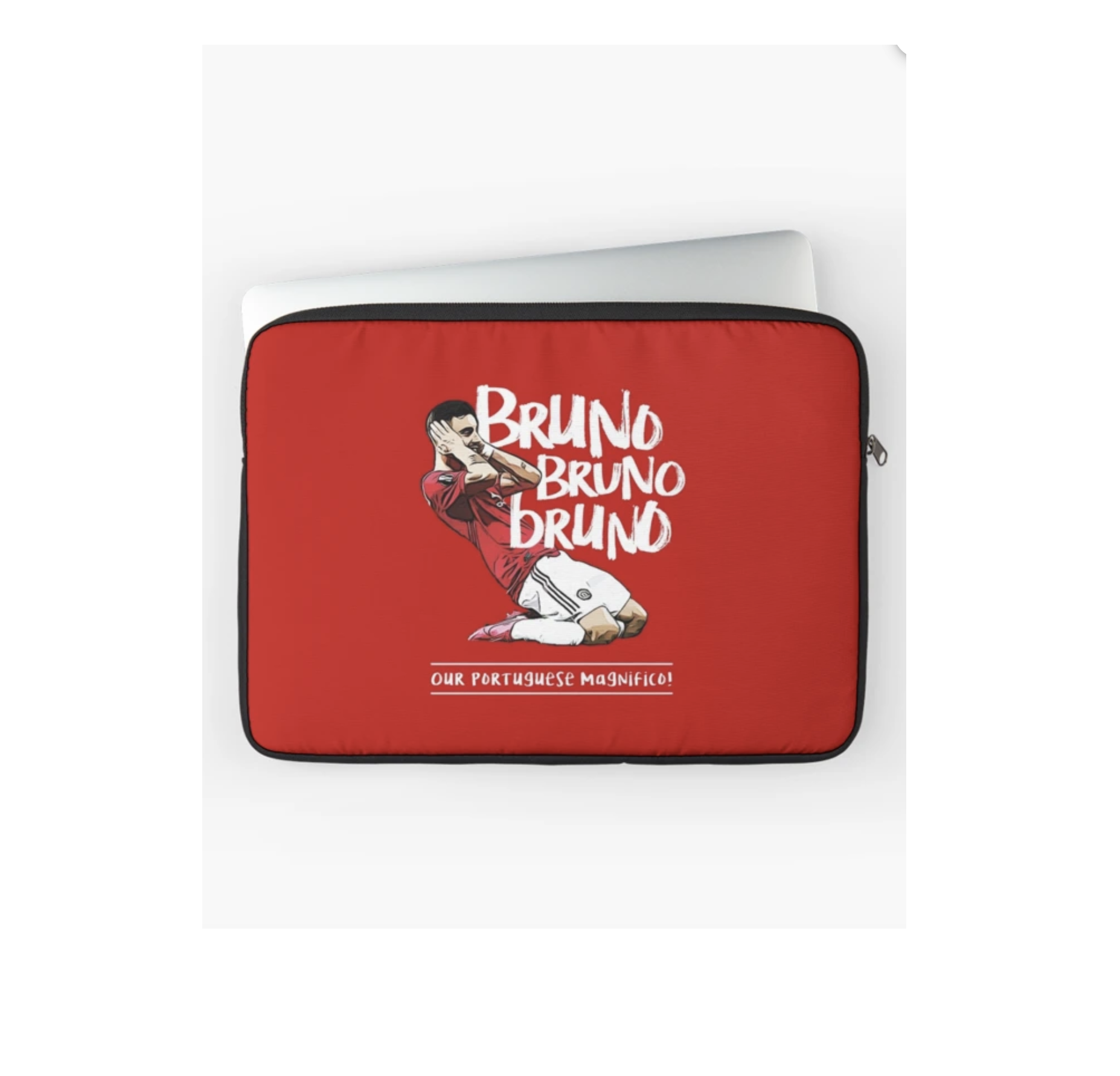 Bruno, Bruno, Bruno Our Portuguese Magnifico White Laptop Sleeve | MacBook Air/Pro/Retina 13" - £34.02