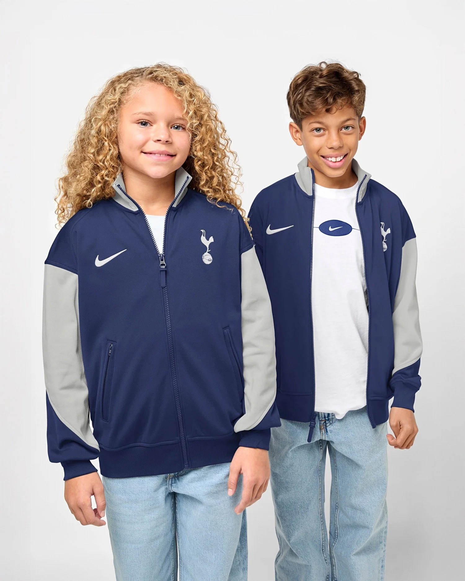 Spurs Nike Youth Navy Home Anthem Jacket 2025/26 - £65.00