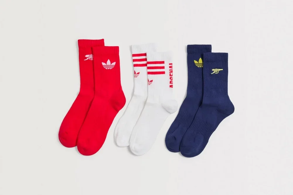 Arsenal adidas 26/27 Away Crew Socks 3-Pair Pack Reinforced Toe and Heel
 £14.40 