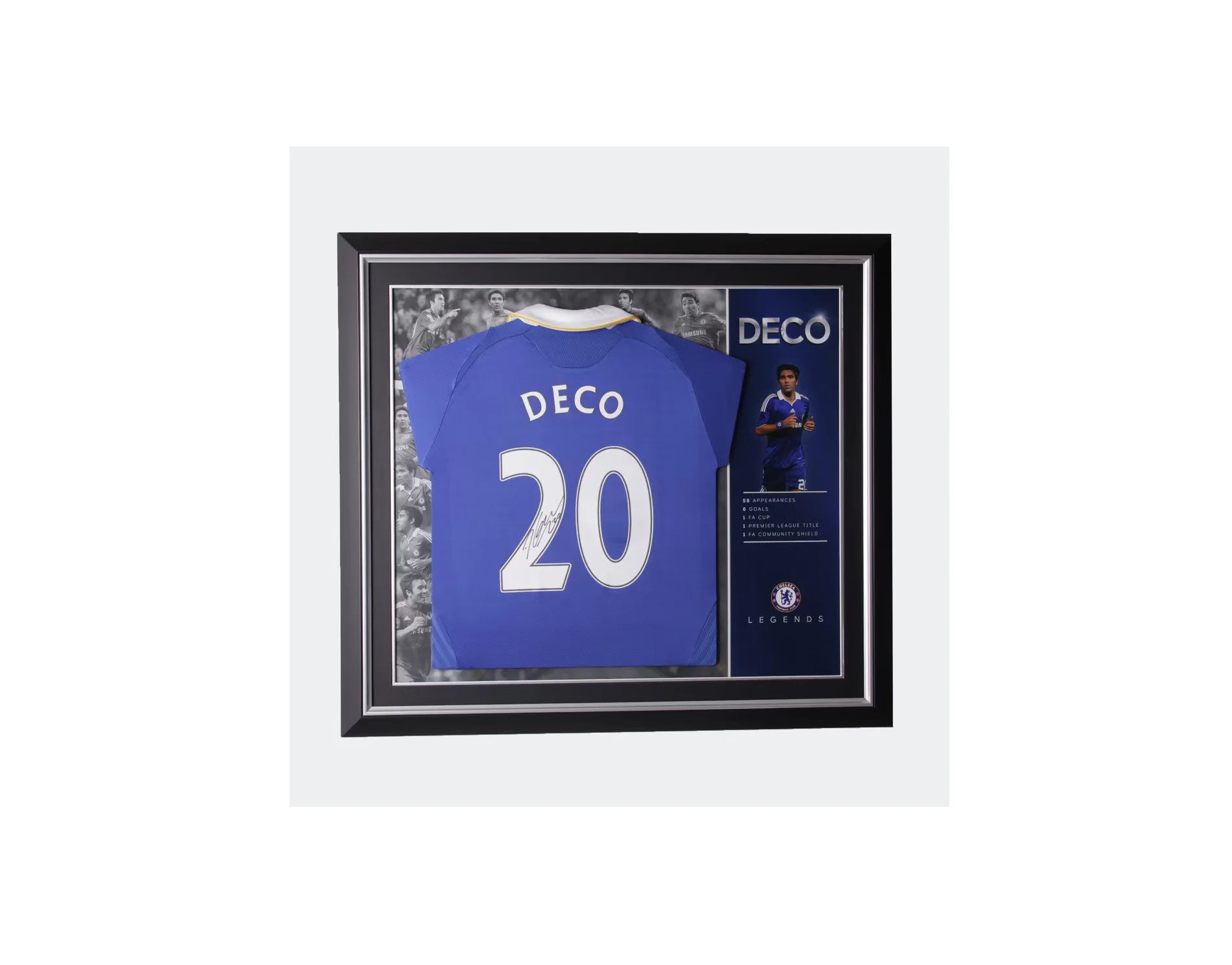Chelsea Deco 2004-2005 – Signed Framed Shirt
 £650.00 