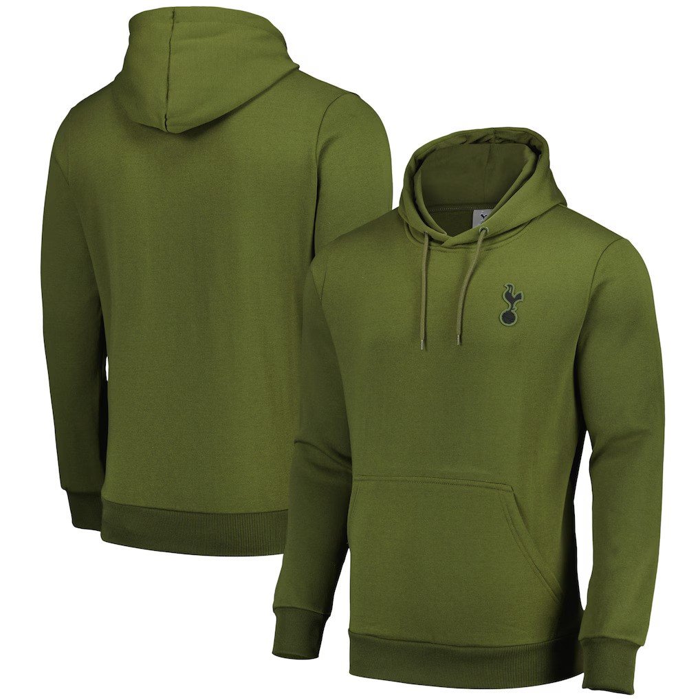 Tottenham Hotspur Core Hoodie | Khaki | Mens - £45.00