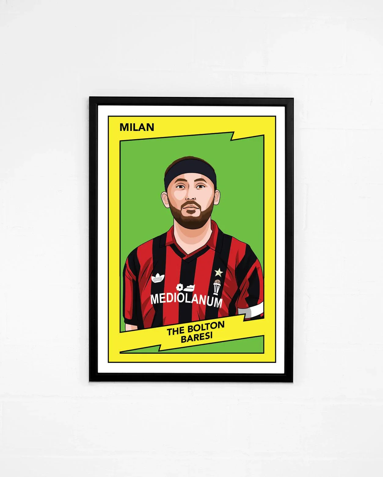 Nat Phillips 'The Bolton Baresi' Liverpool Poster Art Print A4 Framed - £18.00