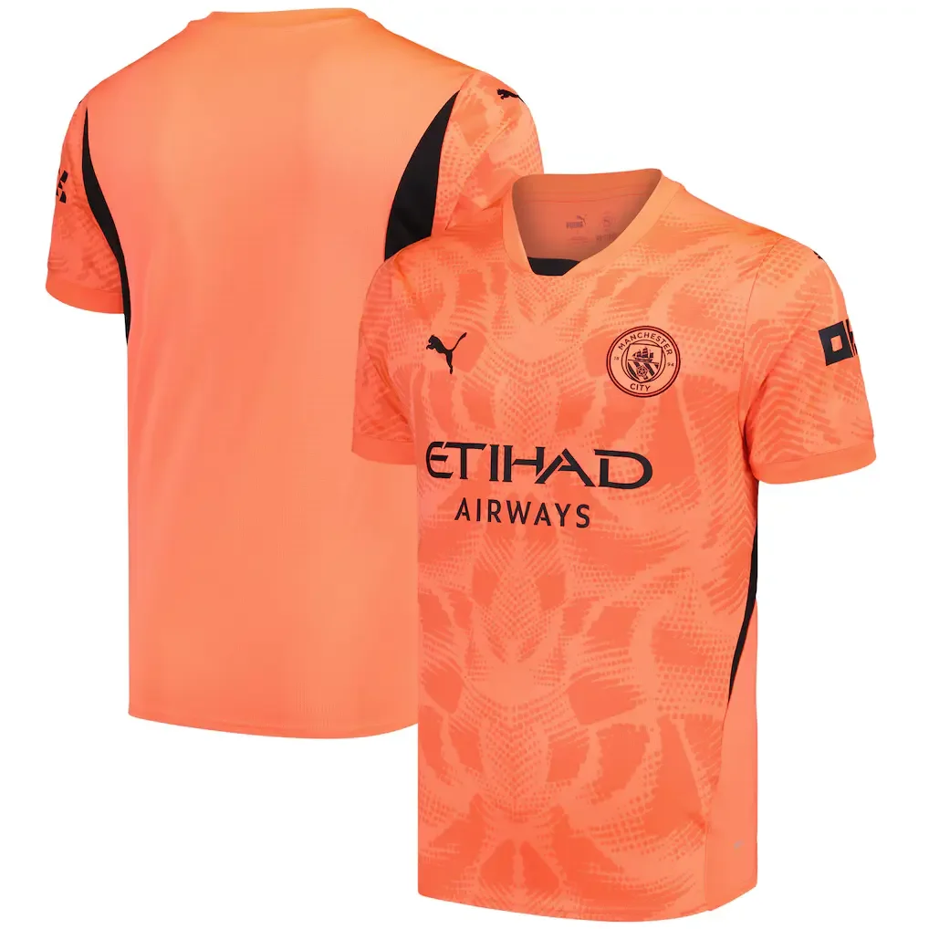 Manchester City Puma Goalkeeper Shirt 2024-25 - Orange - £80.00