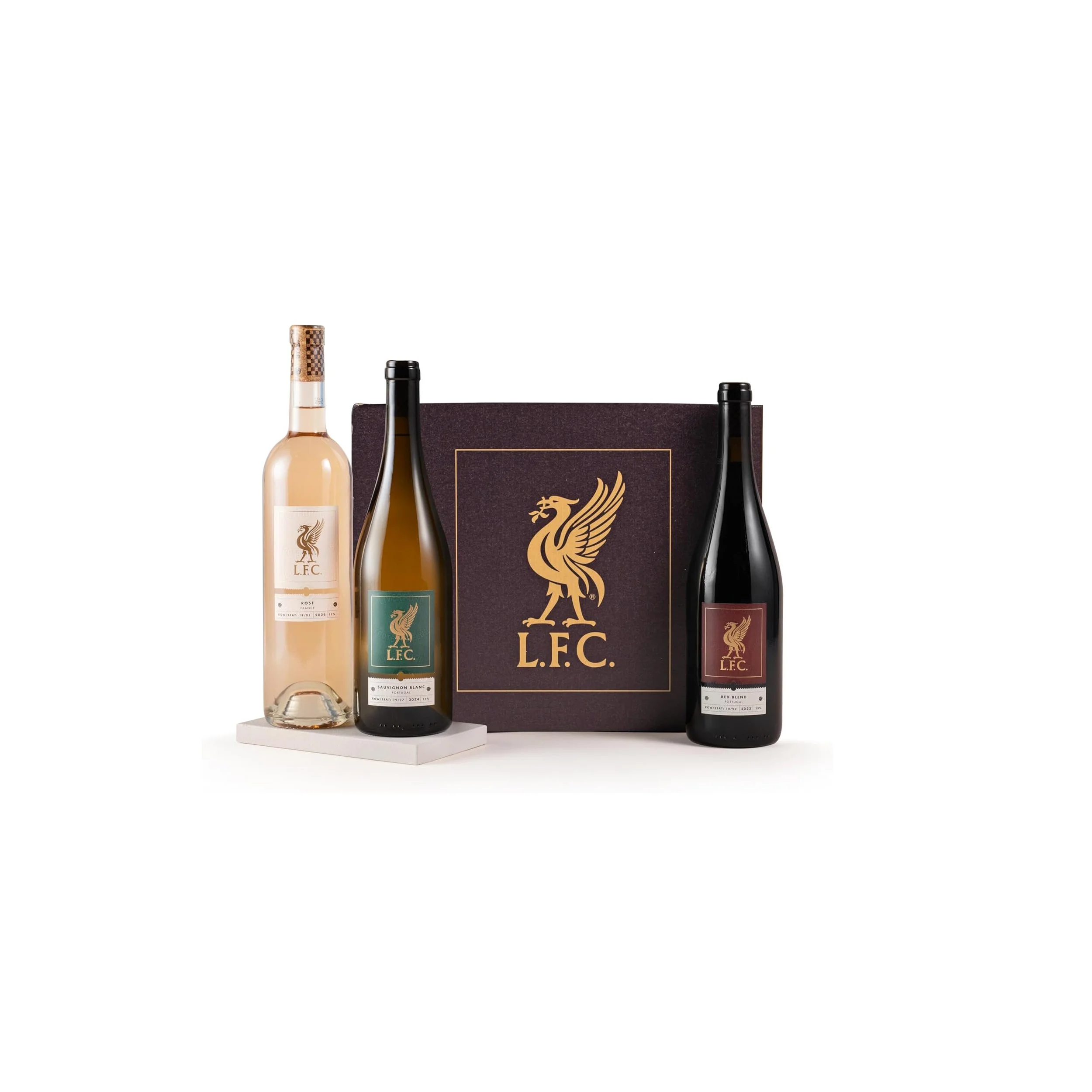 Official Liverpool FC Wine Gifts (Red, White & Rosé) – 3 x 750ml Bottles - £48.00