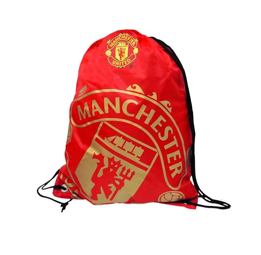 Manchester United Foil Print Gym Bag | Multi-Colour - £13.99