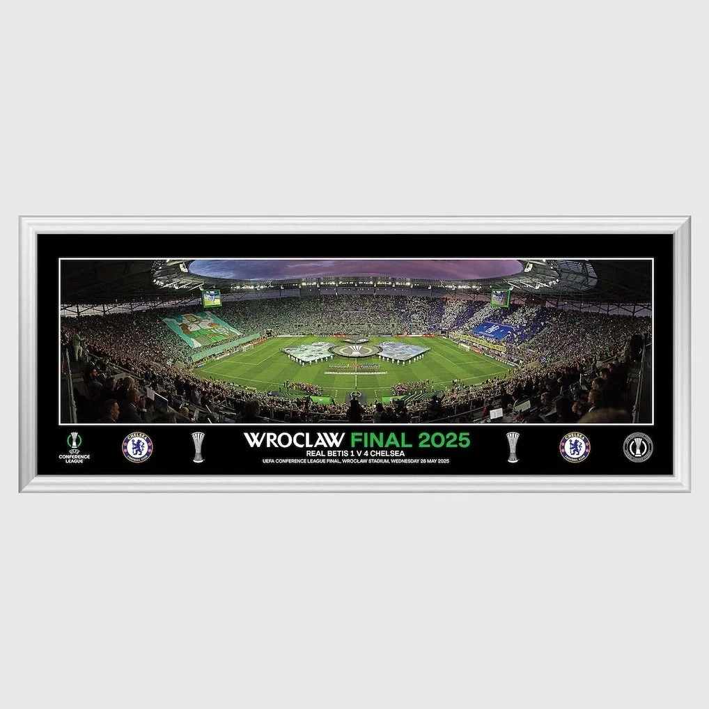 Chelsea UEFA Conference Winners 30 Inch Frame - Panoramic - £80.00