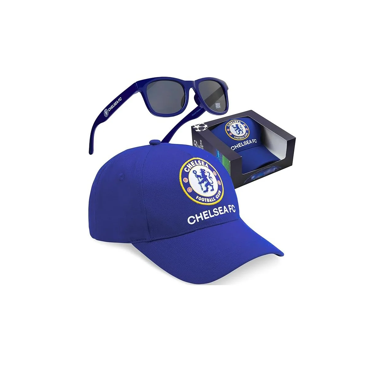 Chelsea FC Baseball Cap and Sunglasses Set
 £12.73 