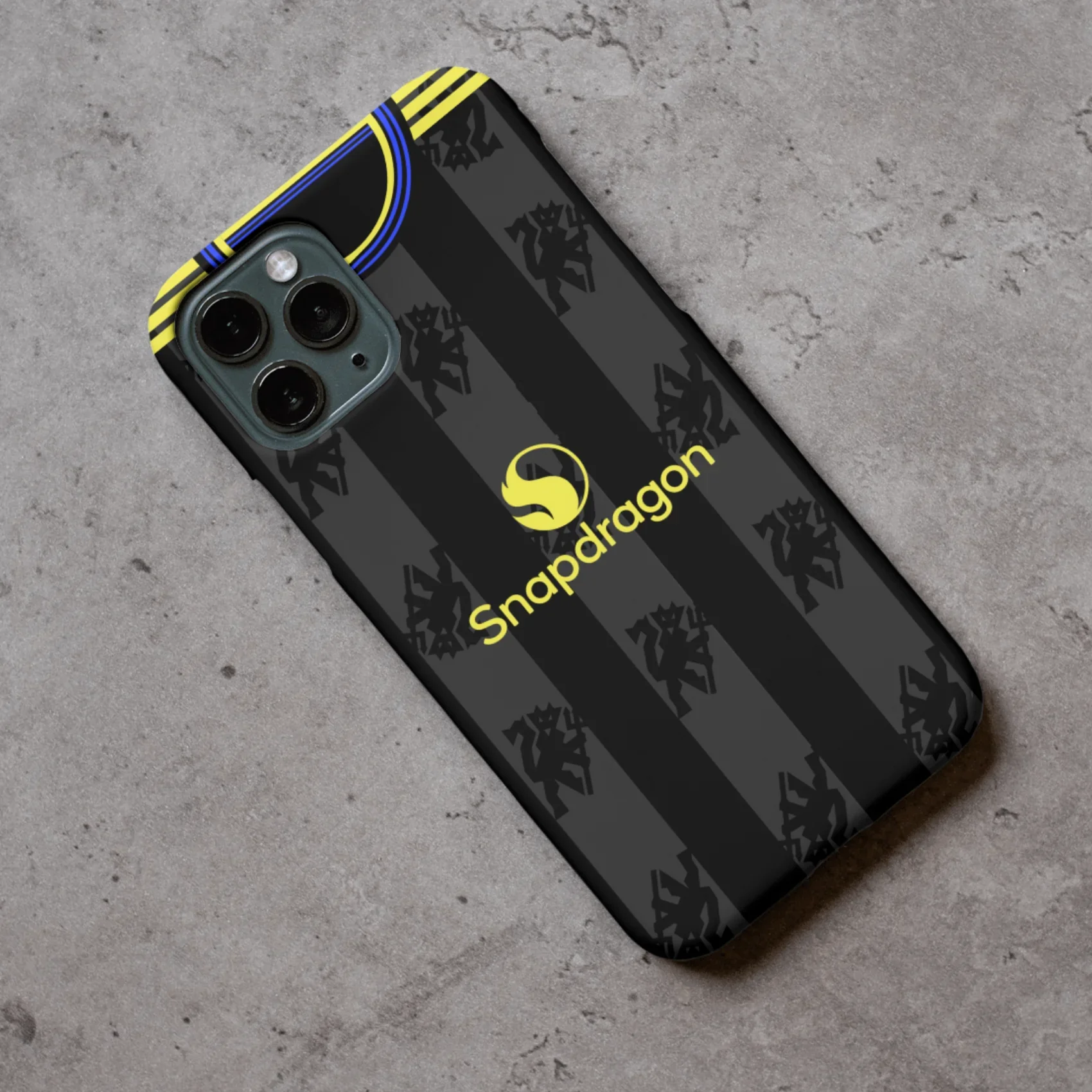 Man Utd 2025/26 3rd Shirt Protective Premium Hard Rubber Silicone Phone Case Cover | Iphone & Samsung - £9.99