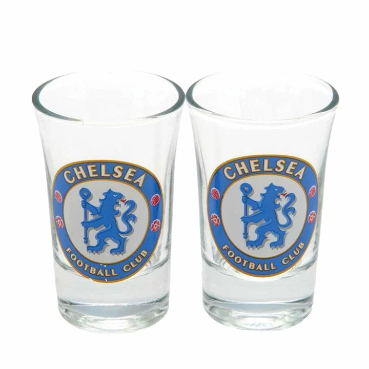 Chelsea FC 2 Pack Shot Glasses
 £6.99 