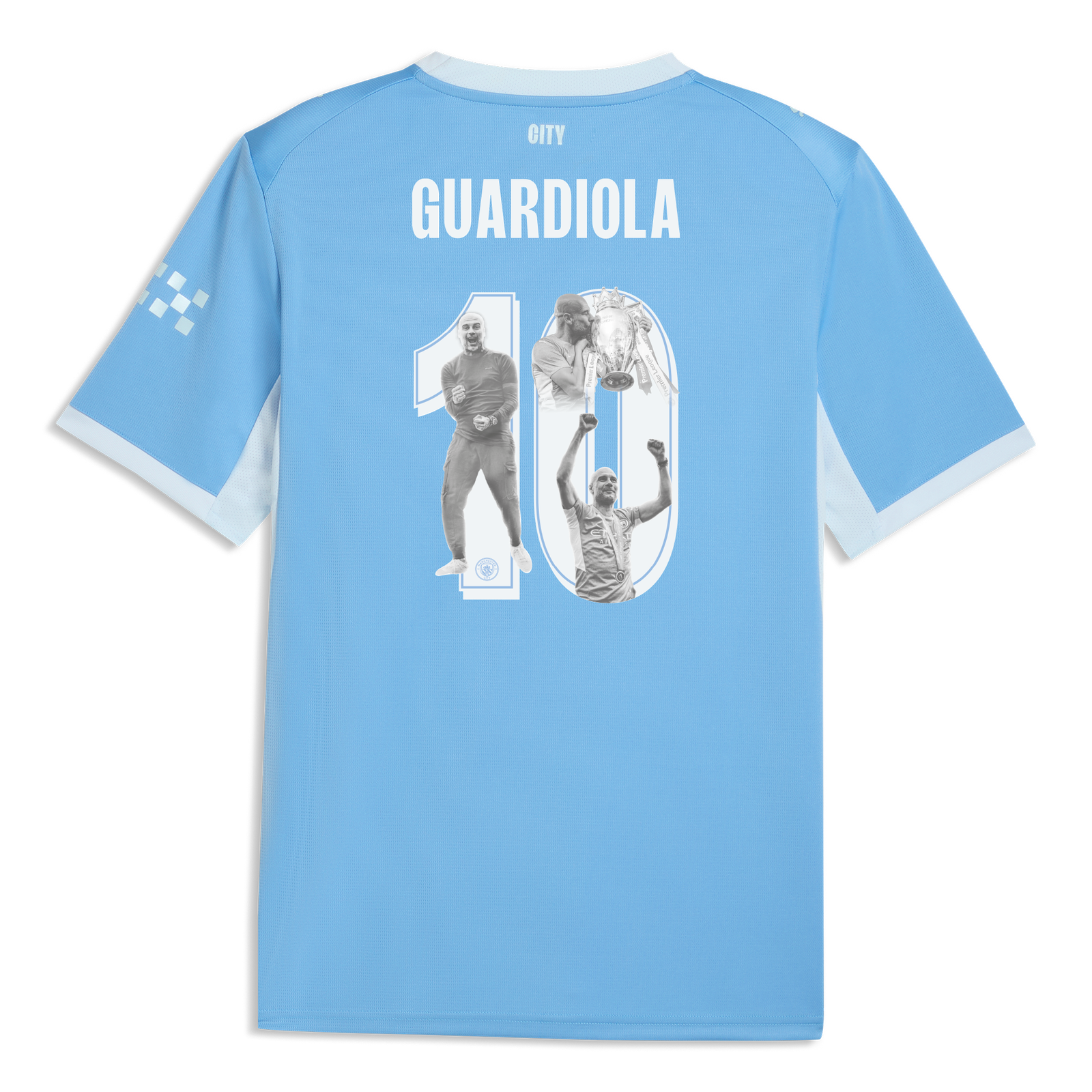 Manchester City Home Shirt 26/27 With Guardiola 10 Printing
 £101.00  