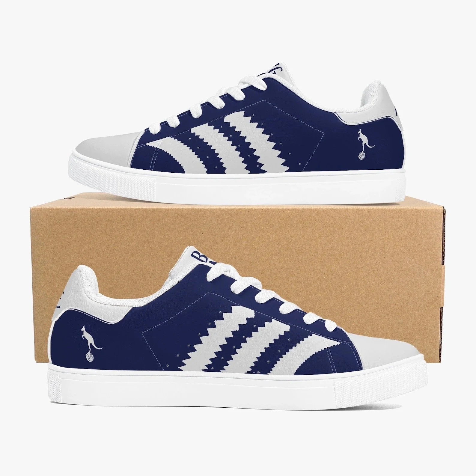 Tottenham humorous parody kangaroo logo BIG ANGE Postecoglou Trainers Sneakers - £52.80