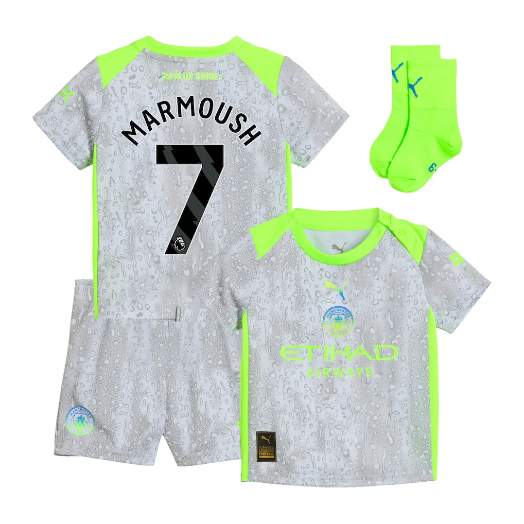 Manchester City FC PUMA Third Babykit 2025-26 Marmoush
 £32.50 
