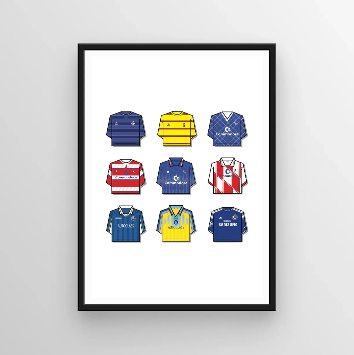Chelsea Shirt History A3 Print
 £25.00 