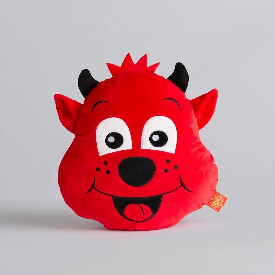 Manchester United Fred the Red Plush Cushion Red - £15.00