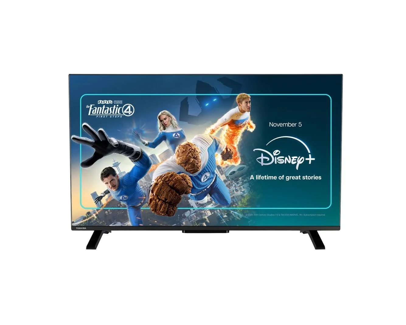 Toshiba 43”LV2553DB Full HD Smart VIDAA TV, HDR, Freely [2025]
 £177.21 